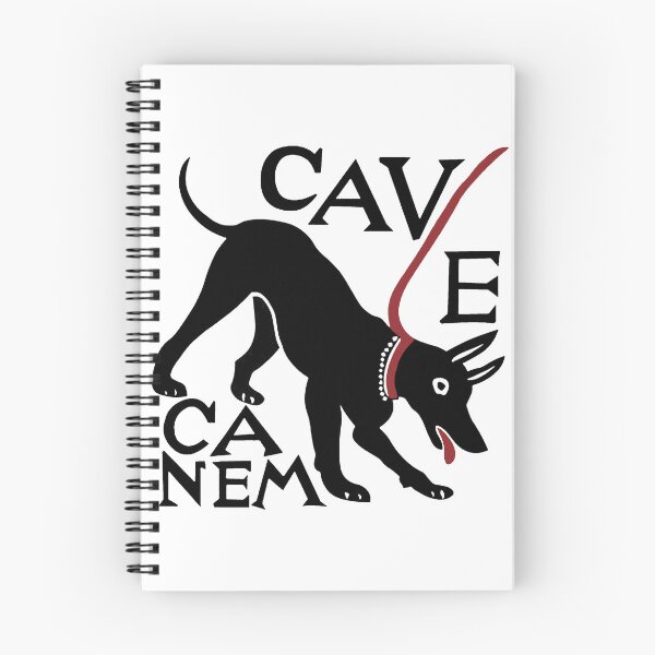 Item preview, Cave Canem - Beware of Dogs - Pompeii Latin Mosaic Sticker designed and sold by Soomify.