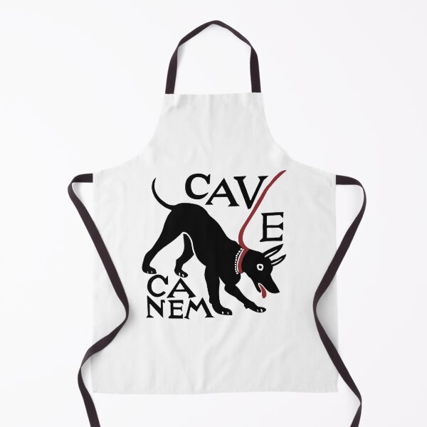 Item preview, Cave Canem - Beware of Dogs - Pompeii Latin Mosaic Sticker designed and sold by Soomify.