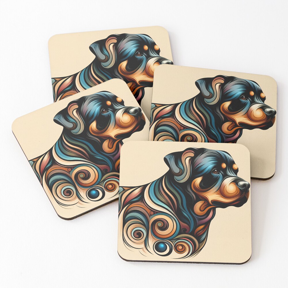 Item preview, Coasters (Set of 4) designed and sold by PawspectCreate.