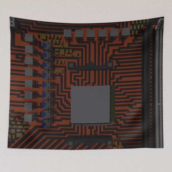 Item preview, Voxel Core Metallic Black designed and sold by PotatoVonEpicus.