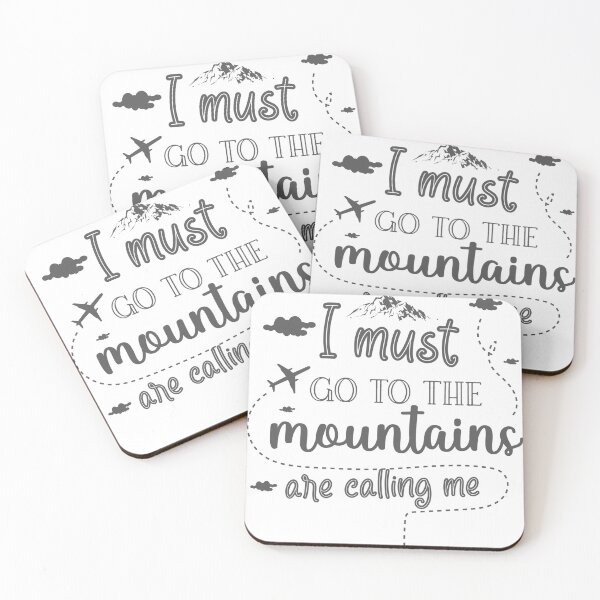 Item preview, I must go to the mountains are calling me designed and sold by Funky  Fibers.