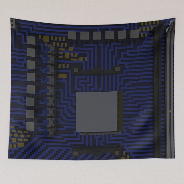 Item preview, Voxel Core Metallic Blue designed and sold by PotatoVonEpicus.