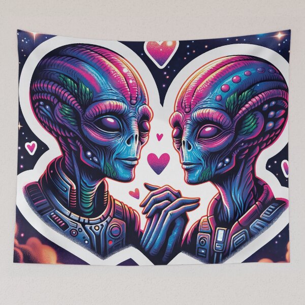 Item preview, Extraterrestrial Love designed and sold by FriskyLemur.
