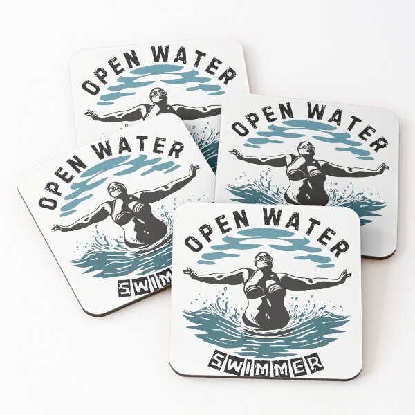 Item preview, Open Water Swimming with text designed and sold by TheDigitalAnvil.