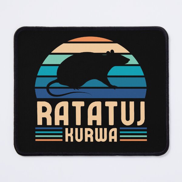 Item preview, RATATUJ Kurwa Funny meme  designed and sold by BelkaMed.