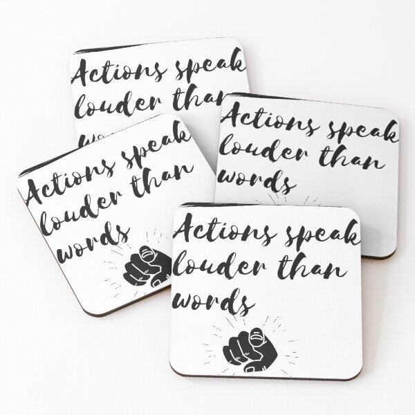 Item preview, Actions speak louder than words designed and sold by MarkPicasso.