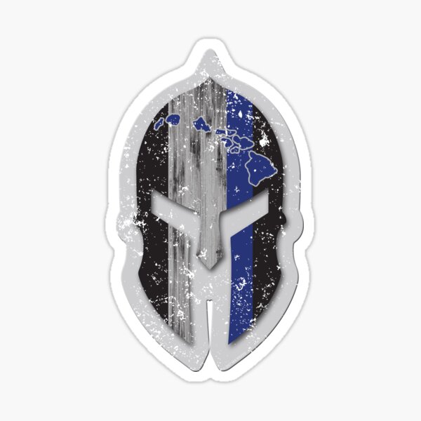 Artikel-Vorschau von Hawaii Polizei T Hemd Spartan Helm Hawaii Sheriff Stellvertretender Hemd, designt und verkauft von shoppzee.