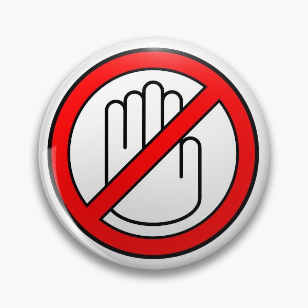 Item preview, If it works, don't touch it  - sign white designed and sold by Warrioll.
