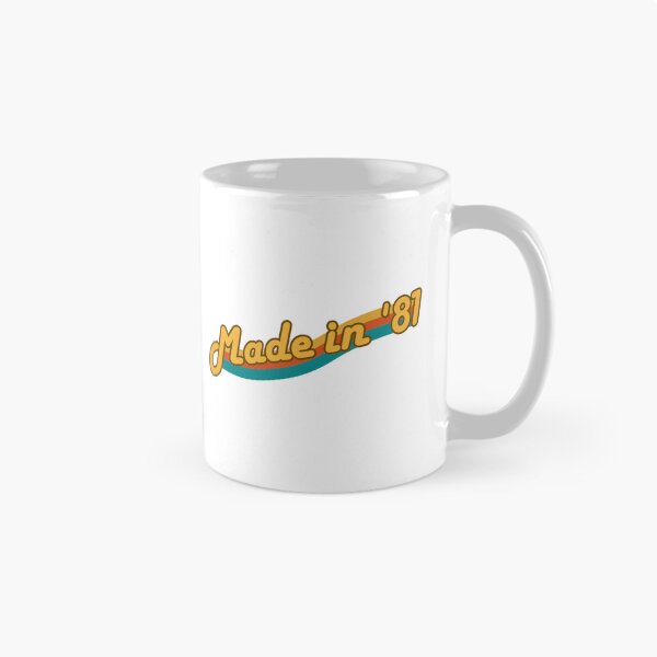Item preview, Vintage Made in '81 Birthday Gift Born in 1981 designed and sold by RetroPrintsUS.