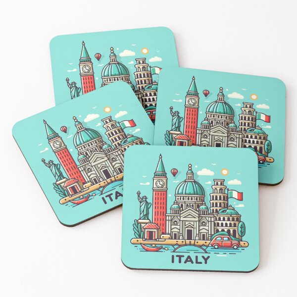 Item preview, Animated Italy Symbolic Attractions designed and sold by Gaborai.