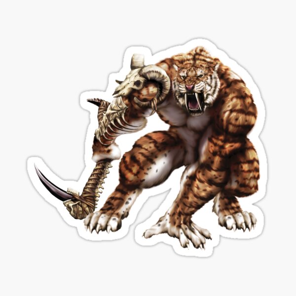 Saber Tiger Sticker