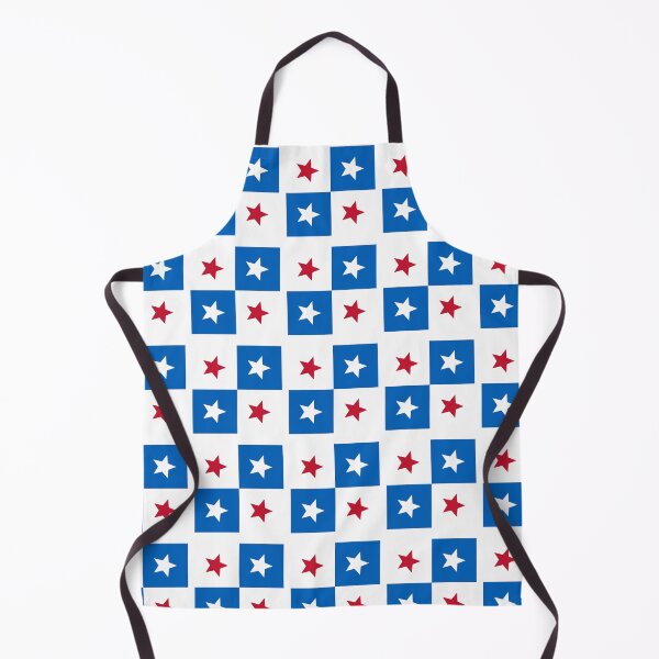 Item preview, Blue Red White Geometric Pentagon Square Star Panama Colors National Pride Celebration Pattern designed and sold by PenguinForests.