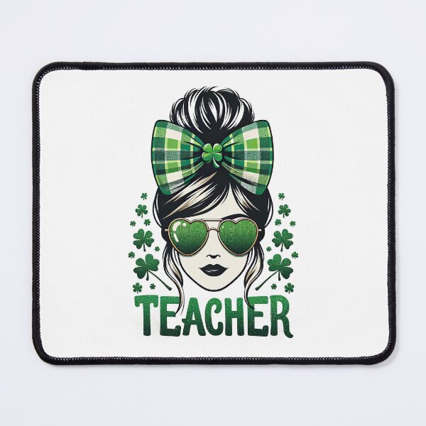Item preview, St Patricks Day Lucky Teacher Saint Paddys Groovy Women T-Shirt designed and sold by MAPDDesigns.