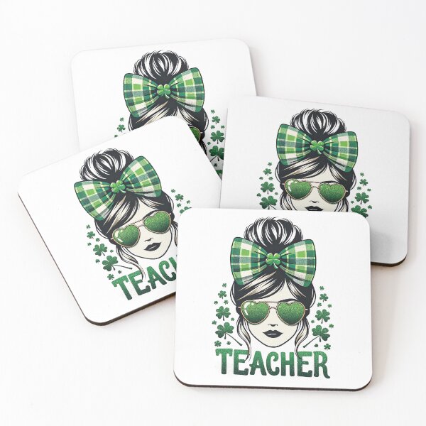 Item preview, St Patricks Day Lucky Teacher Saint Paddys Groovy Women T-Shirt designed and sold by MAPDDesigns.