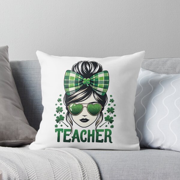 Item preview, St Patricks Day Lucky Teacher Saint Paddys Groovy Women T-Shirt designed and sold by MAPDDesigns.