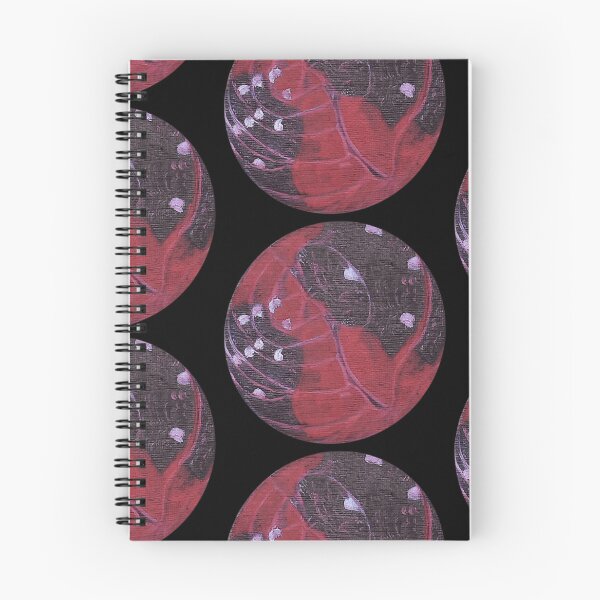 Item preview, Red woodlouse (black background) designed and sold by Lilis-isopods.