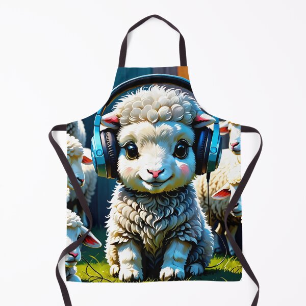 Item preview, Sheep Listening to Music designed and sold by MangoWifi831.