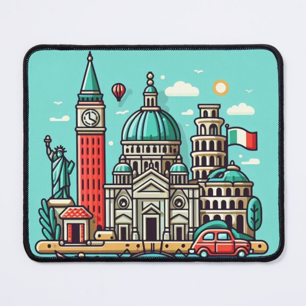 Item preview, Animated Italy Symbolic Attractions designed and sold by Gaborai.