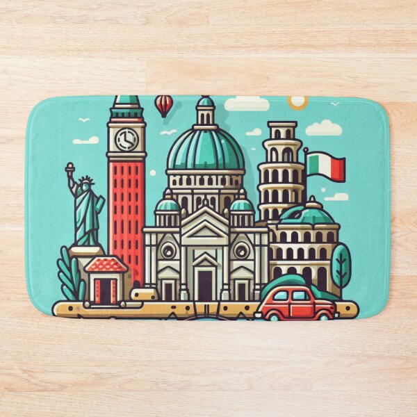 Item preview, Animated Italy Symbolic Attractions designed and sold by Gaborai.