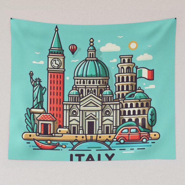 Item preview, Animated Italy Symbolic Attractions designed and sold by Gaborai.