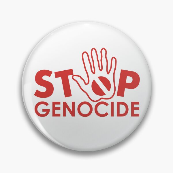 Item preview, stop genocide designed and sold by Wolagno.