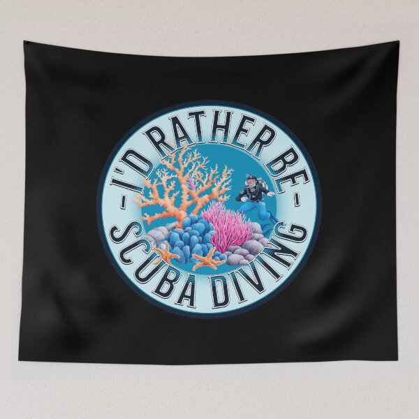Item preview, I'D RATHER BE SCUBA DIVING designed and sold by jbird1979.