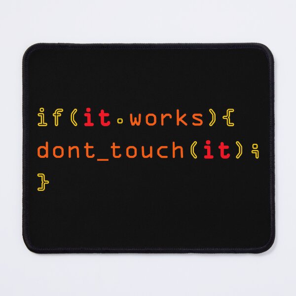 Item preview, If it works, don't touch it - code red designed and sold by Warrioll.