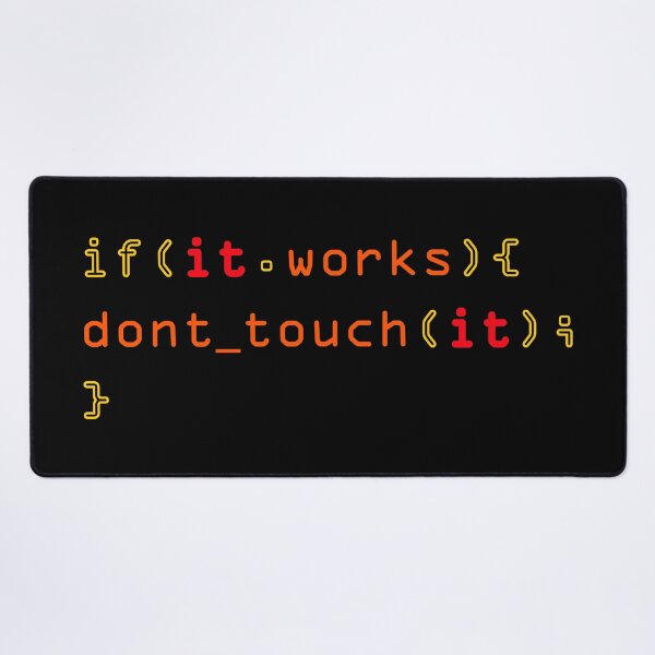 Item preview, If it works, don't touch it - code red designed and sold by Warrioll.