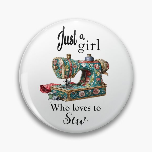 Item preview, Just a Girl Who Loves To Sew designed and sold by MarigoldandLily.