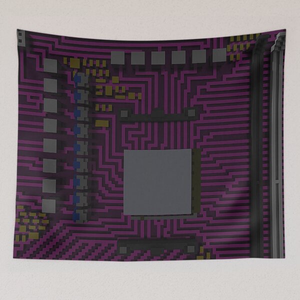 Item preview, Voxel Core Metallic Purple designed and sold by PotatoVonEpicus.