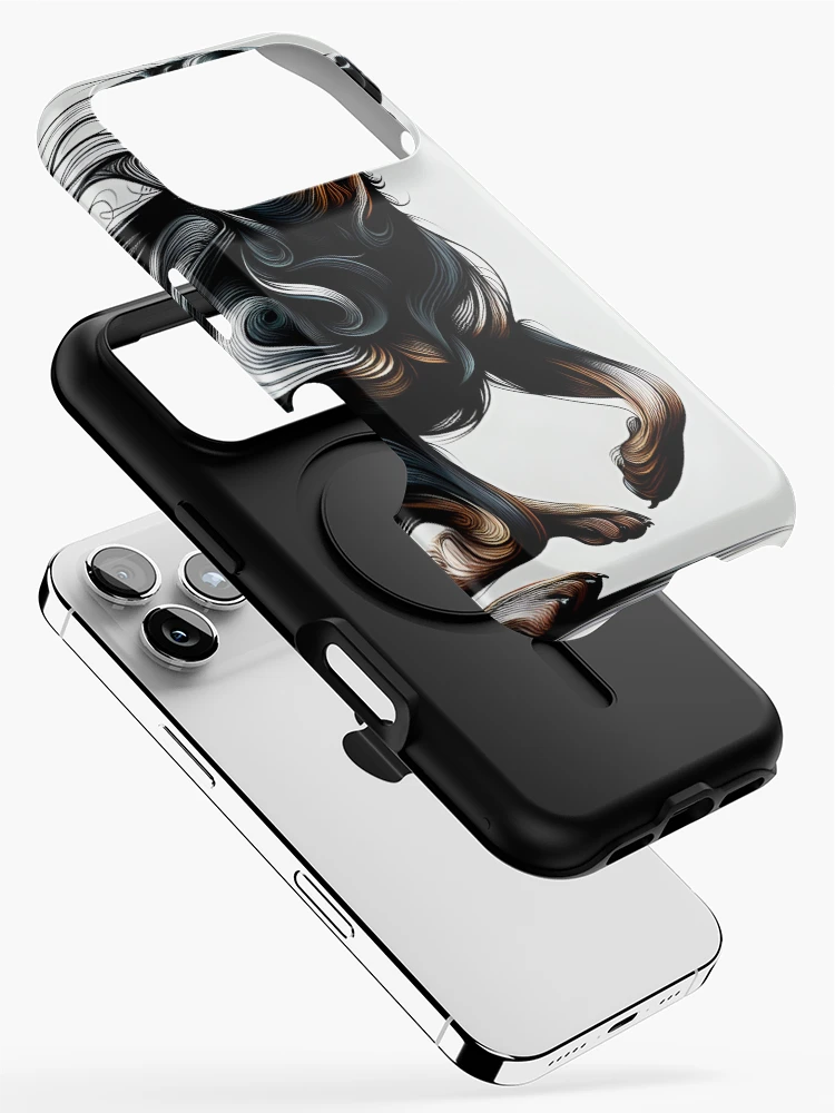 Thumbnail 2 of 4, iPhone Case, Abstract Rottweiler Expression designed and sold by PawspectCreate.