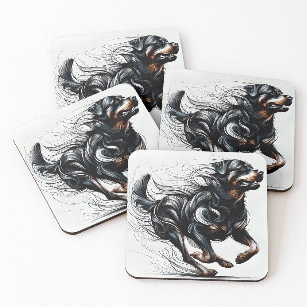 Item preview, Coasters (Set of 4) designed and sold by PawspectCreate.