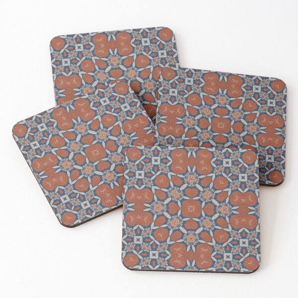 Item preview, Terracotta Bloom by Jenny Meehan Paint Print 3 designed and sold by Jenny Meehan Art Prints and Patterns .