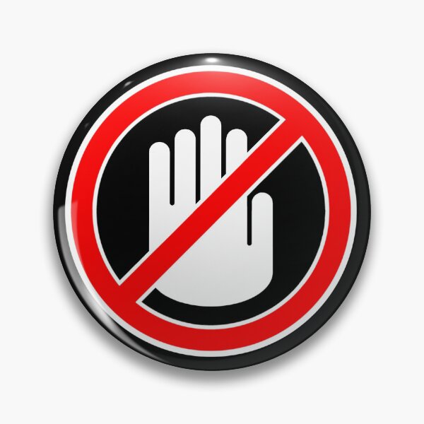 Item preview, If it works, don't touch it  - sign black designed and sold by Warrioll.