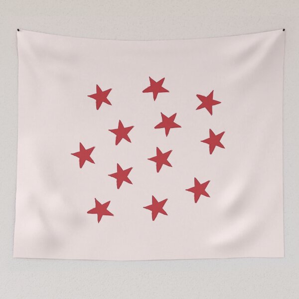 Item preview, Red Stars designed and sold by PatternInArt.