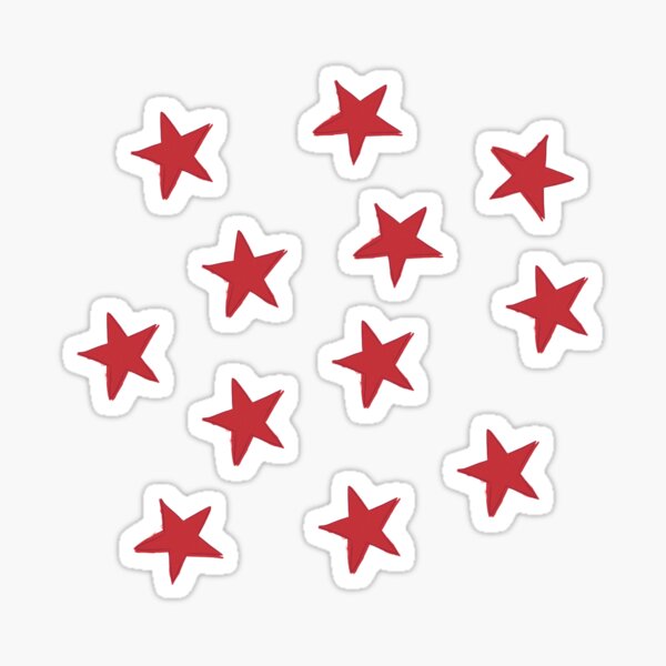 Item preview, Red Stars designed and sold by PatternInArt.