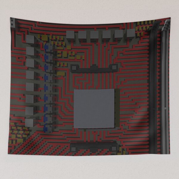 Item preview, Voxel Core Metallic Red designed and sold by PotatoVonEpicus.