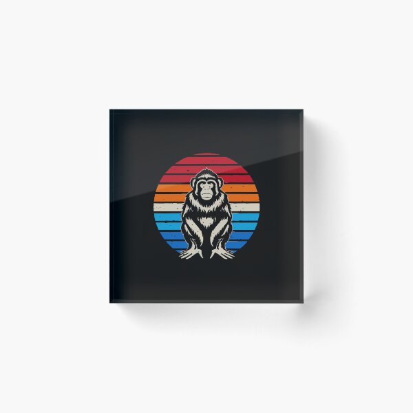 Item preview, Monkey Ape Sunset Primate Colourful  designed and sold by w1ckerman.