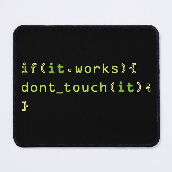 Item preview, If it works, don't touch it - code green designed and sold by Warrioll.