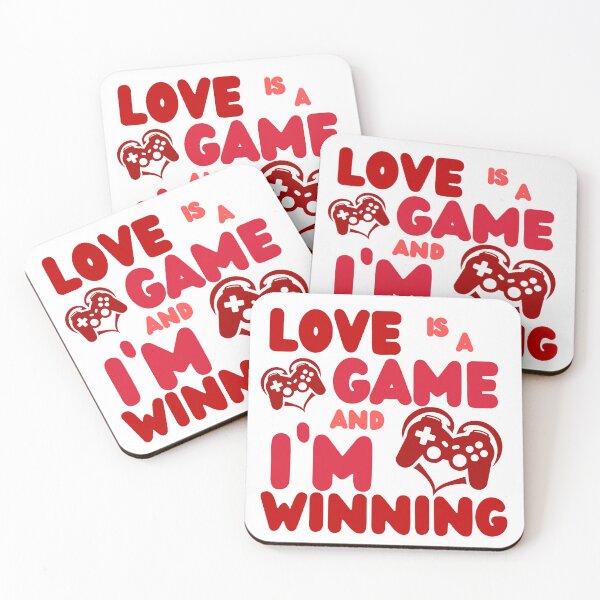 Item preview, Love is a Game and I'm Winning designed and sold by Pixels2Patterns.