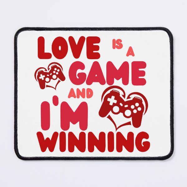 Item preview, Love is a Game and I'm Winning designed and sold by Pixels2Patterns.