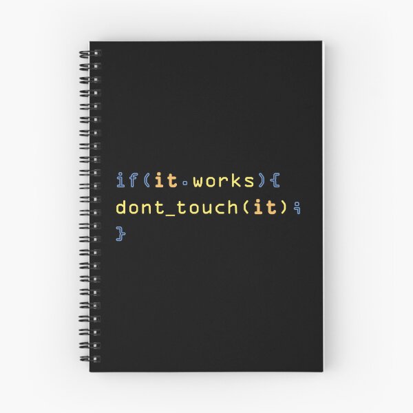 Item preview, If it works, don't touch it  - code yellow blue designed and sold by Warrioll.