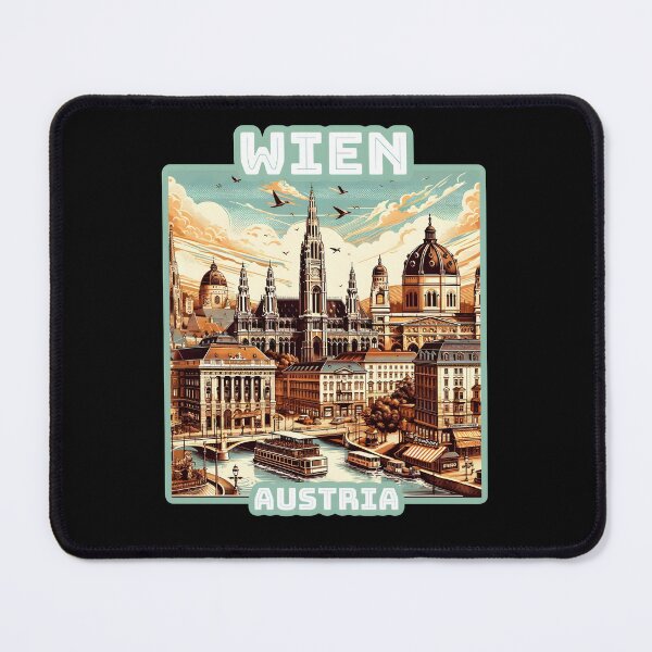 Artikelvorschau, Vintage Wien Wien Österreich Reisekunst entworfen und verkauft von Unitepeople.