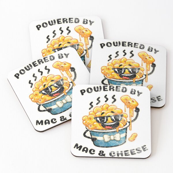 Item preview, Funny Mac and Cheese Food Lover Powered by Mac & Cheese designed and sold by TKsTees.