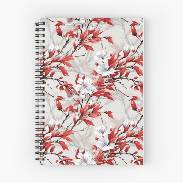 Item preview, Painted White Flowers Blossoming on Branches Seamless Pattern designed and sold by SourHeadPattern.