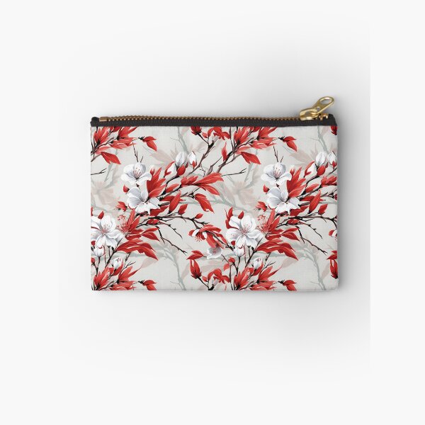Item preview, Painted White Flowers Blossoming on Branches Seamless Pattern designed and sold by SourHeadPattern.