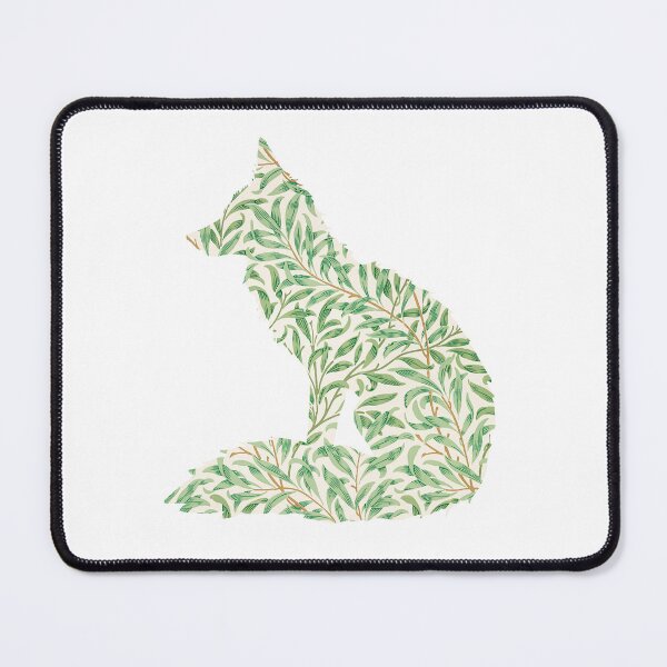 Item preview, Green Leaves William Morris Fox designed and sold by curiouswonder.