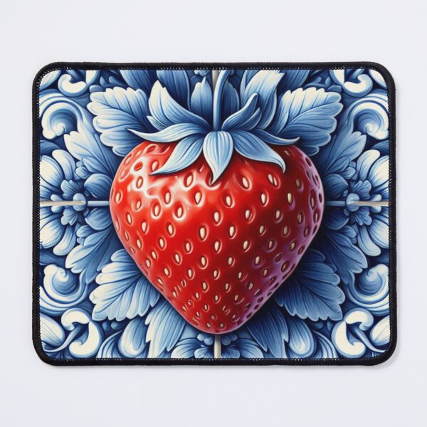 Item preview, Delft Tile With Strawberry No.2 designed and sold by ArtNook777.