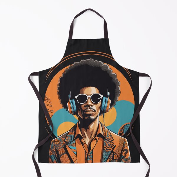 Item preview, Orange Crush, The Coolest Afro King with Headphones designed and sold by Péter Pálffy.