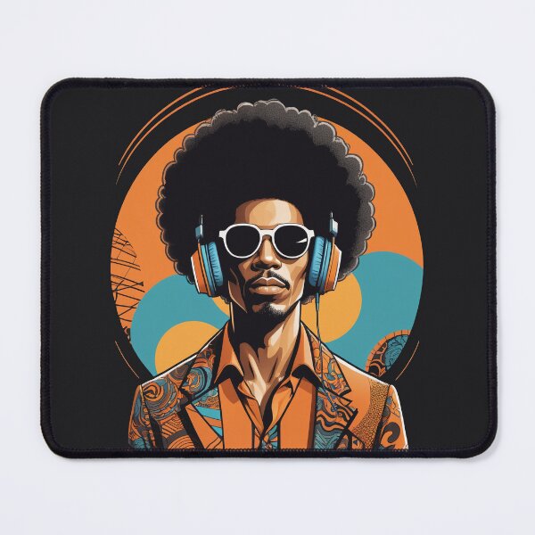 Item preview, Orange Crush, The Coolest Afro King with Headphones designed and sold by Péter Pálffy.